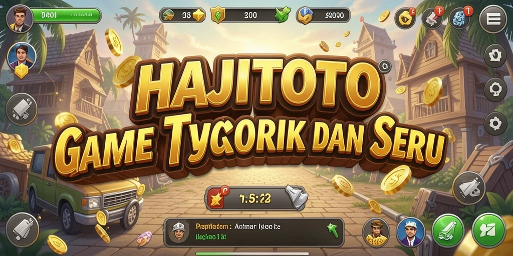 Screenshot menunjukkan pengelolaan bisnis yang menarik dalam HAJITOTO.