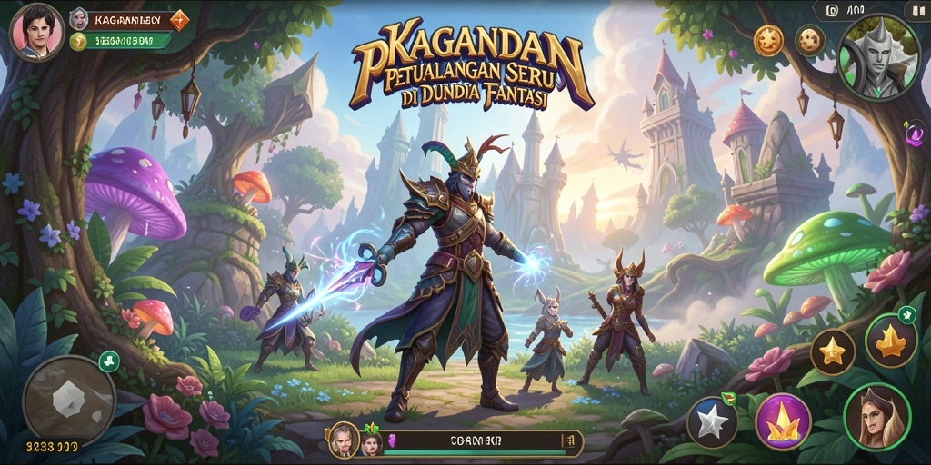 Screenshot gameplay KAGANDAN menunjukkan aksi petualangan yang seru.