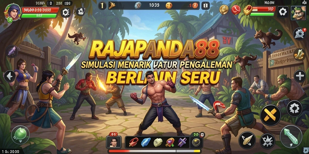 Tampilan gameplay menarik dari RAJAPANDA88 yang menunjukkan simulasi yang mendebarkan.