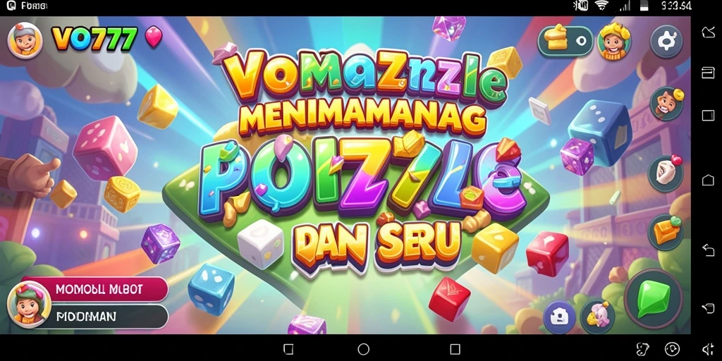 Screenshot gameplay VO777 menampilkan tantangan puzzle yang menarik.